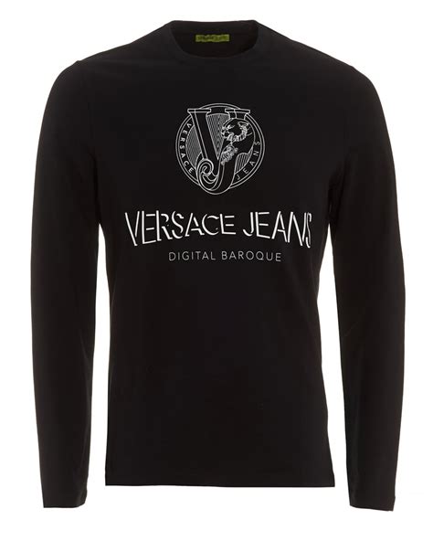 versace long sleeve t-shirt mens
